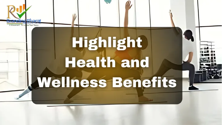 Happy gym members practicing yoga and wellness activities for a healthier lifestyle